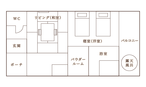 本館離れ 間取り